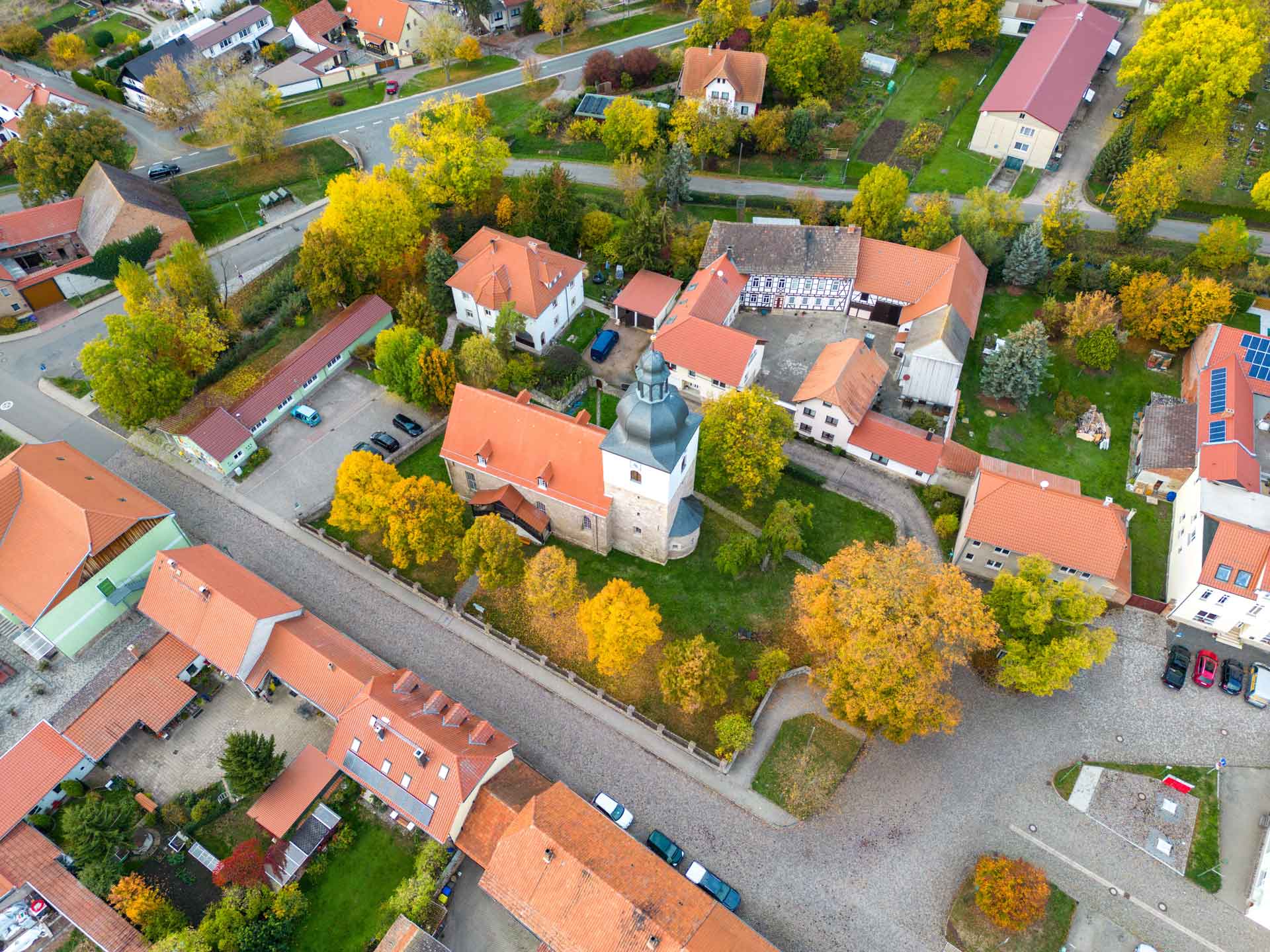 Luftbild Kirche